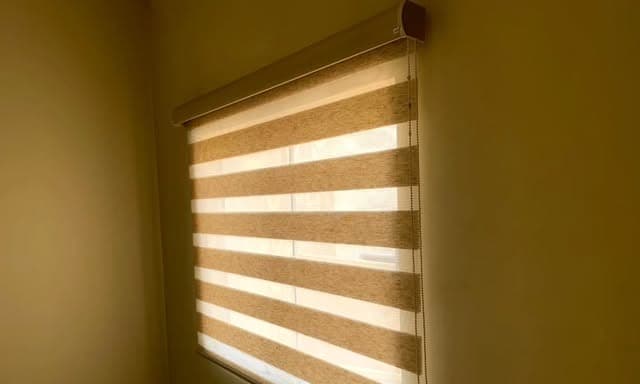 Persiana Double Vision instalada pela Linea — Residencial